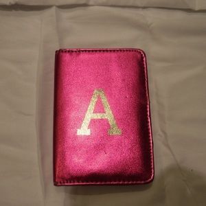 Monogram “A” passport holder